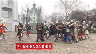Киевляне реконструировали одно из крупнейших сражений времен Киевской Руси