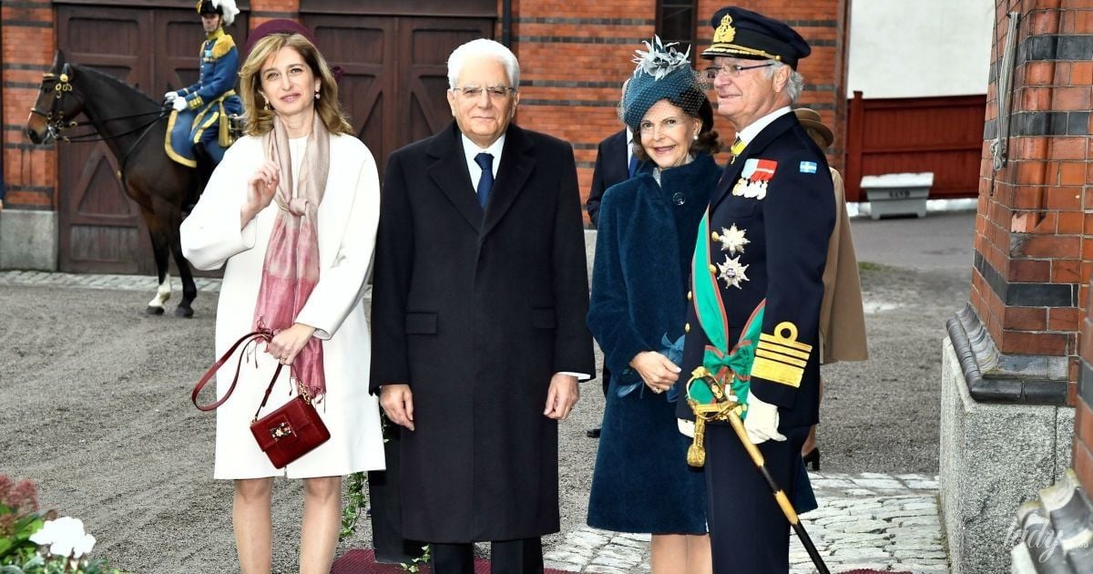 Президент Італії Серджо Маттарелла з дочкою Лаурою і королева Сільвія з королем Карлом Філіпом