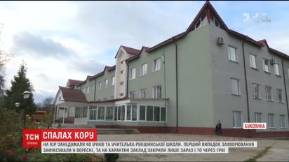 Школу на Буковине, ученики и учительница которой заболели корью, закрыли на карантин из-за ОРВИ