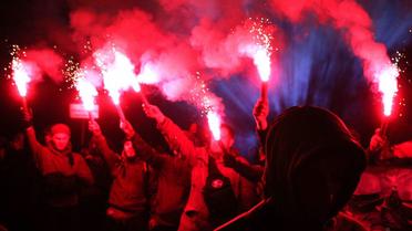 Акція Бандеро вставай під МВС у Києві_7 / © УНІАН
