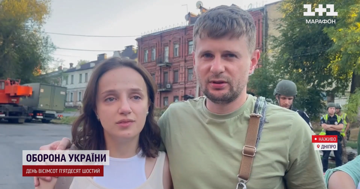 Жизнь Ольги и Александра спасла приобретение платья во время ракетной атаки по Днепру