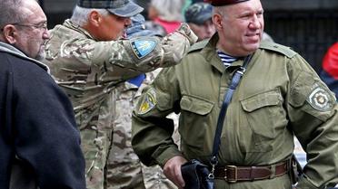 Протест "Правого сектора" под Администрацией президента. / © УНИАН