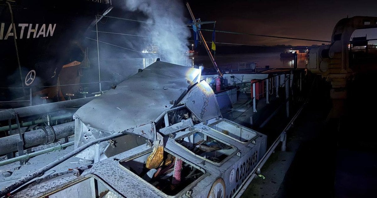 Наслідки російської атаки на порт на півдні України