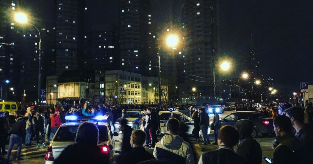 Московская полиция уточнила подробности ночного разгона стритрейсеров