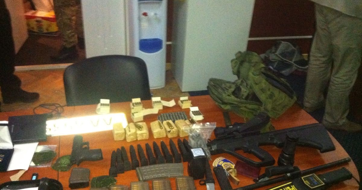 В центре Киева нашли арсенал оружия / © Прокуратура Киевской области