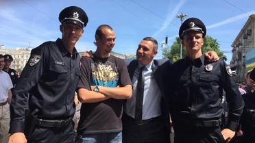 В Киеве приняли присягу патрульные / © facebook/Віталій Кличко
