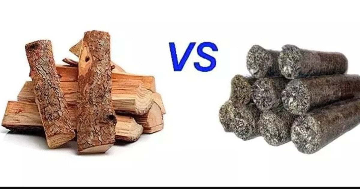 Паливні брикети чи дрова// фото: isu.org.ua