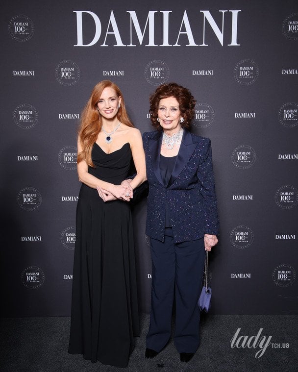 Джессіка Честейн і Софі Лорен / © Getty Images