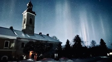 світлові стовпи на Тернопільщині_6 / © Ігор Свірський