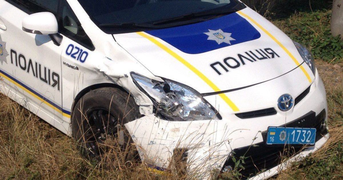 В Одессе патруль новой полиции попал в ДТП / © ZIK