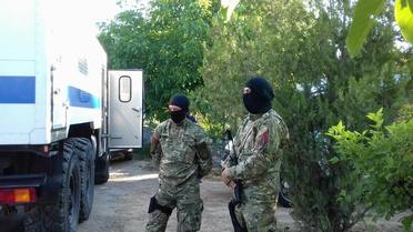 обшуки в Бахчисараї в Криму_1 / © Facebook/Кримська солідарність