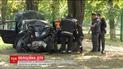 В Харькове пьяный патрульный полиции въехал в электроопору, один пассажир погиб
