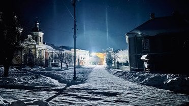 світлові стовпи на Тернопільщині_5 / © Ігор Свірський