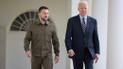 Президенты Украины и США Владимир Зеленский и Джо Байден