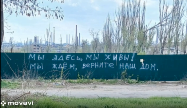 Руйнування в Маріуполі – окупаційна влада зносить пошкоджені будинки / Скриншот з відео