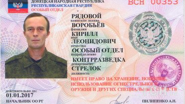 Росіянин в ДНР Кирило Воробйов_1 / © ТСН.ua