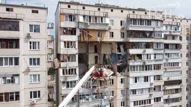 вибух в багатоповерхівці у Києві, Позняки / © ТСН