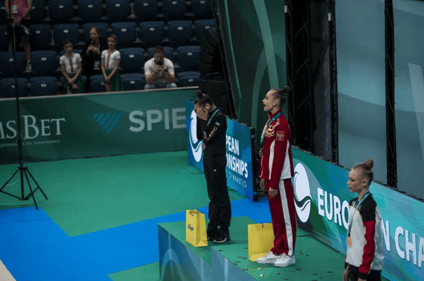 София Краинская во время церемонии награждения / © ua.tribuna.com