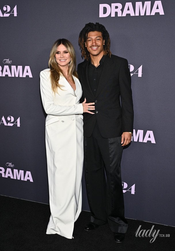 Гайді Клум та її син Генрі / © Associated Press