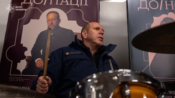 Оркестр ДСНС привітав киян з Різдвом / © ДСНС