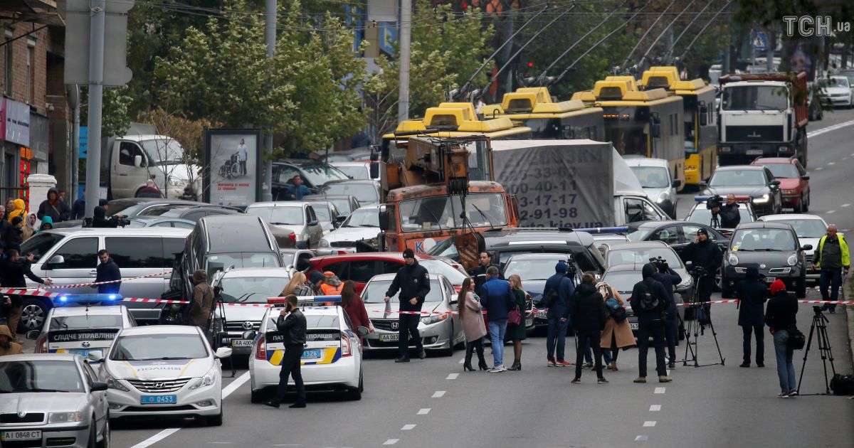 дтп з автокраном у Києві_1 / © Reuters