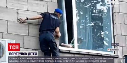 Новини України: у Запоріжжі небайдужі врятували дівчинку, що ледь не випала з другого поверху