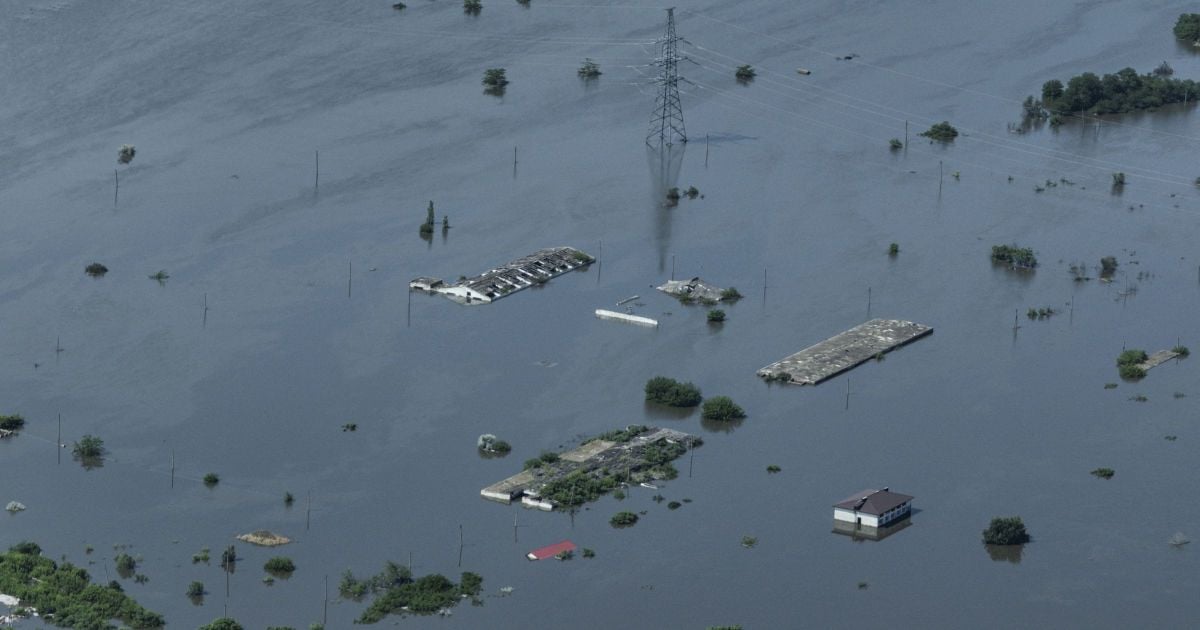 З Голої Пристані Херсонської області поступово відступають паводки.