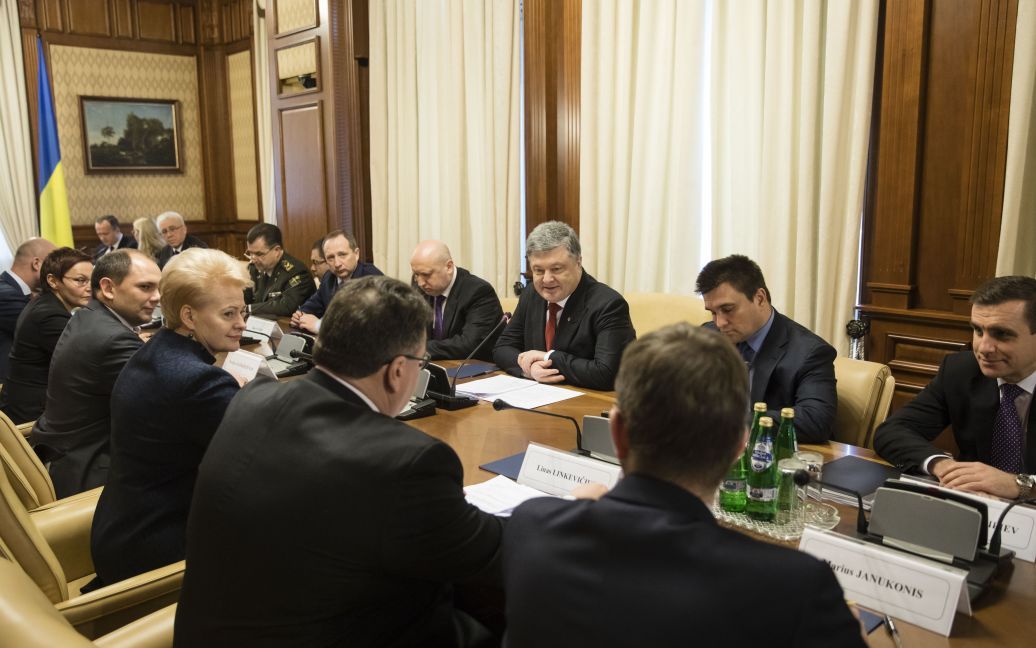 Зустріч Порошенка і Грибаускайте / © Сайт президента України