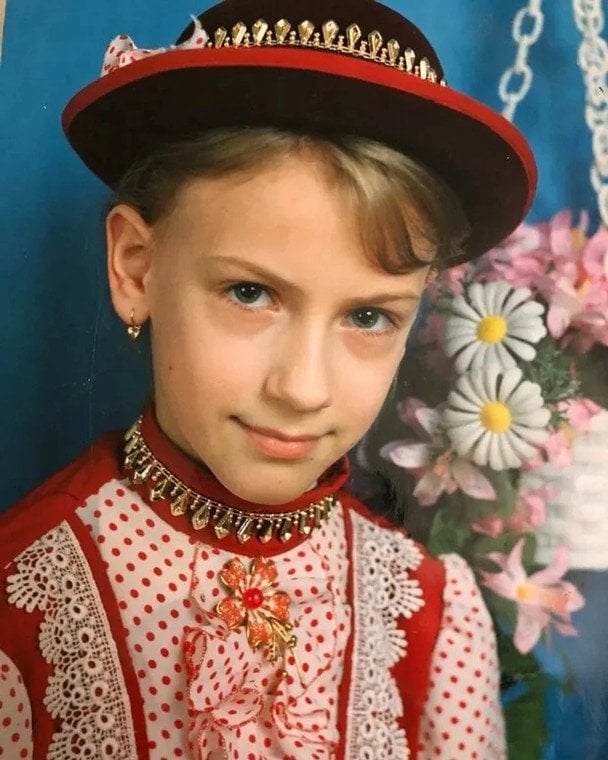 Леся Нікітюк у дитинстві / © instagram.com/lesia_nikituk