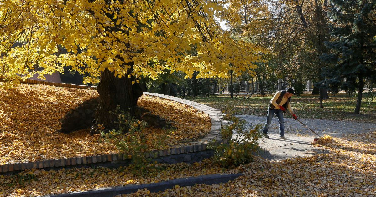 У Києві проти паліїв опалого листя підняли в повітря дрони