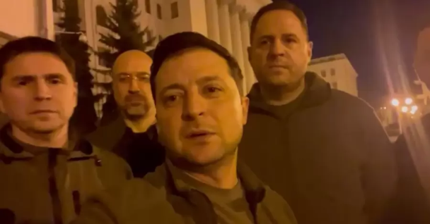 Зеленський на початку війни / ©