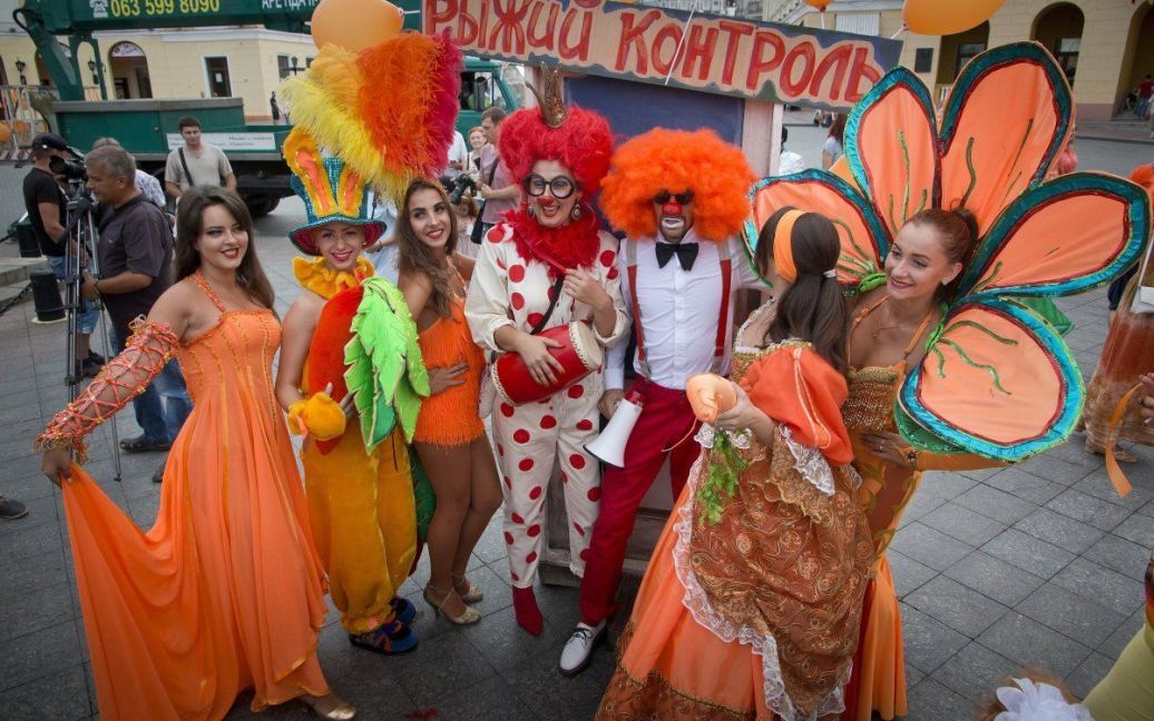 Фестиваль рудих в Одесі / © УНІАН