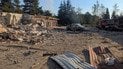 Руйнування на території бази відпочинку в Запорізькому районі