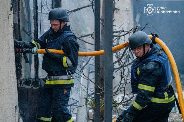 Атака на Вінницю 24 березня / © ДСНС
