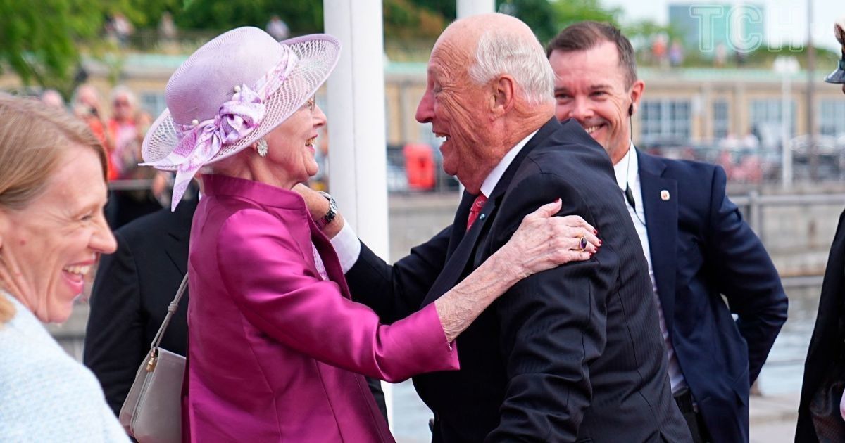 Король Харальд V, королева Соня, королева Маргрете II