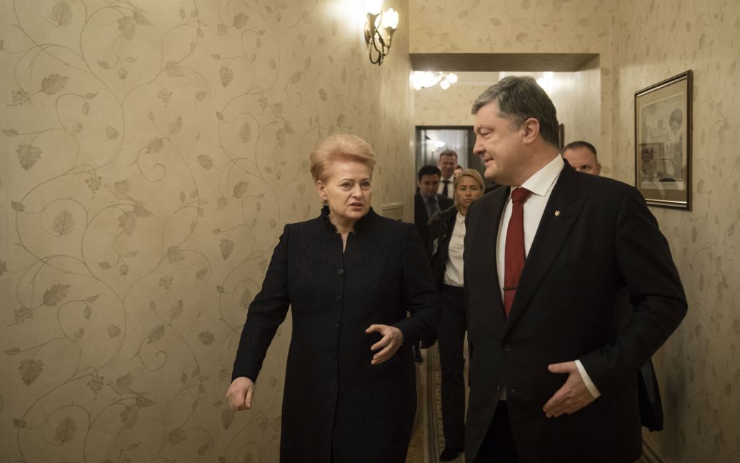 Зустріч Порошенка і Грибаускайте / © Сайт президента України