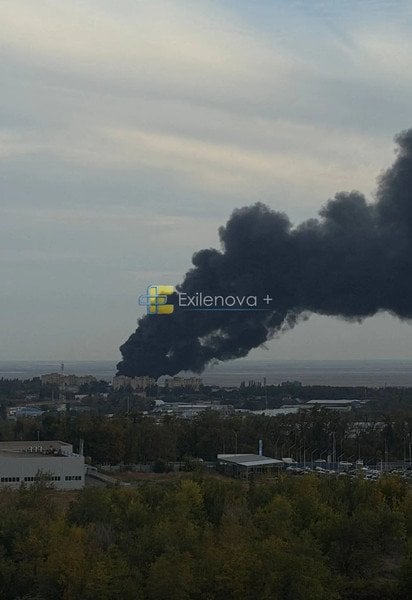 Пожежа на на території заводу «Аксайкардандеталь»
