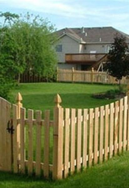 Деревянный забор