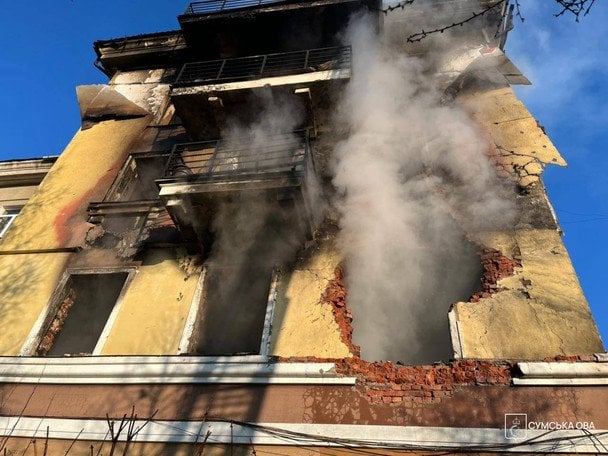 Наслідки атаки у Сумській області. 