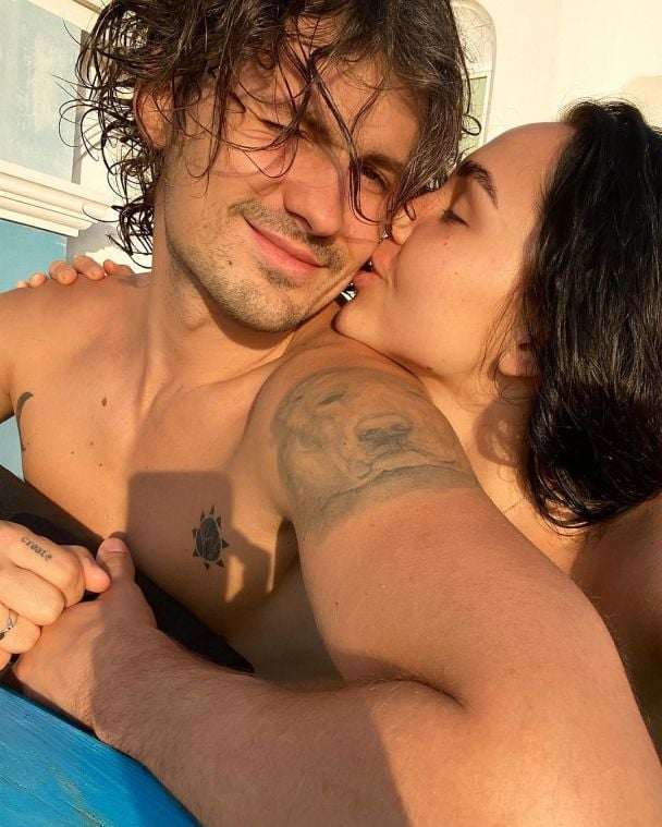 Євген Кот з дружиною / © instagram.com/tatarintseva_official