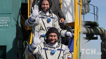 Американский астронавт Тайлер Хейг и российский космонавт Овчинин Николай / © Reuters