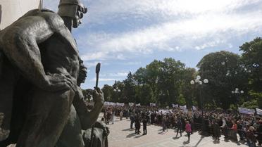 Мітинг попів під радою_7 / © УНІАН