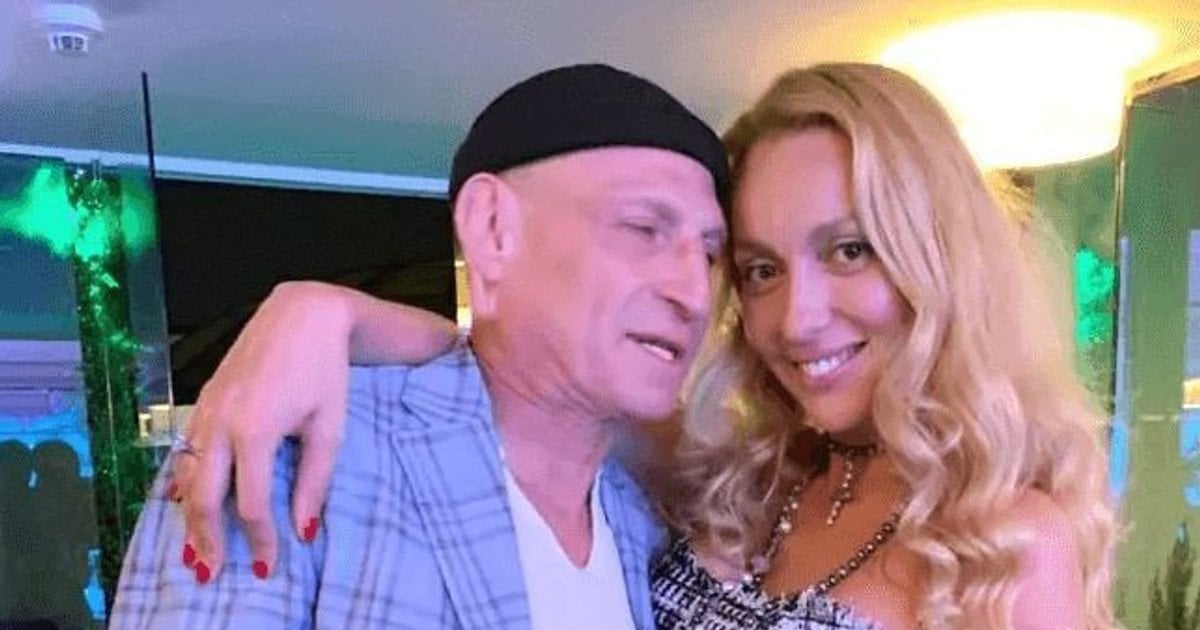 Оля Полякова с мужем Вадимом