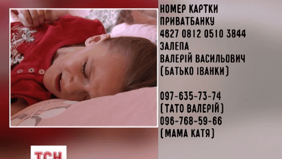 Девятилетняя Иванка нуждается в помощи