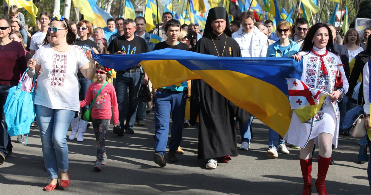 Мітинг за єдину Україну Краматорськ / © ТСН.ua