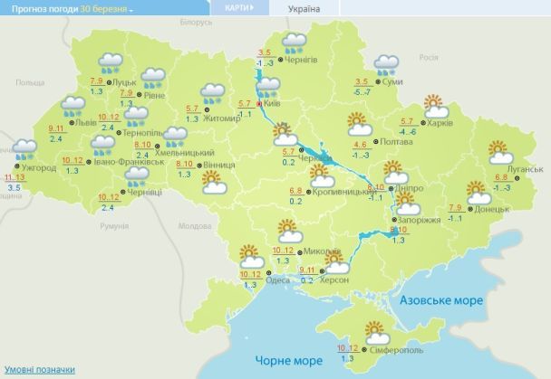  / © Укргідрометцентр