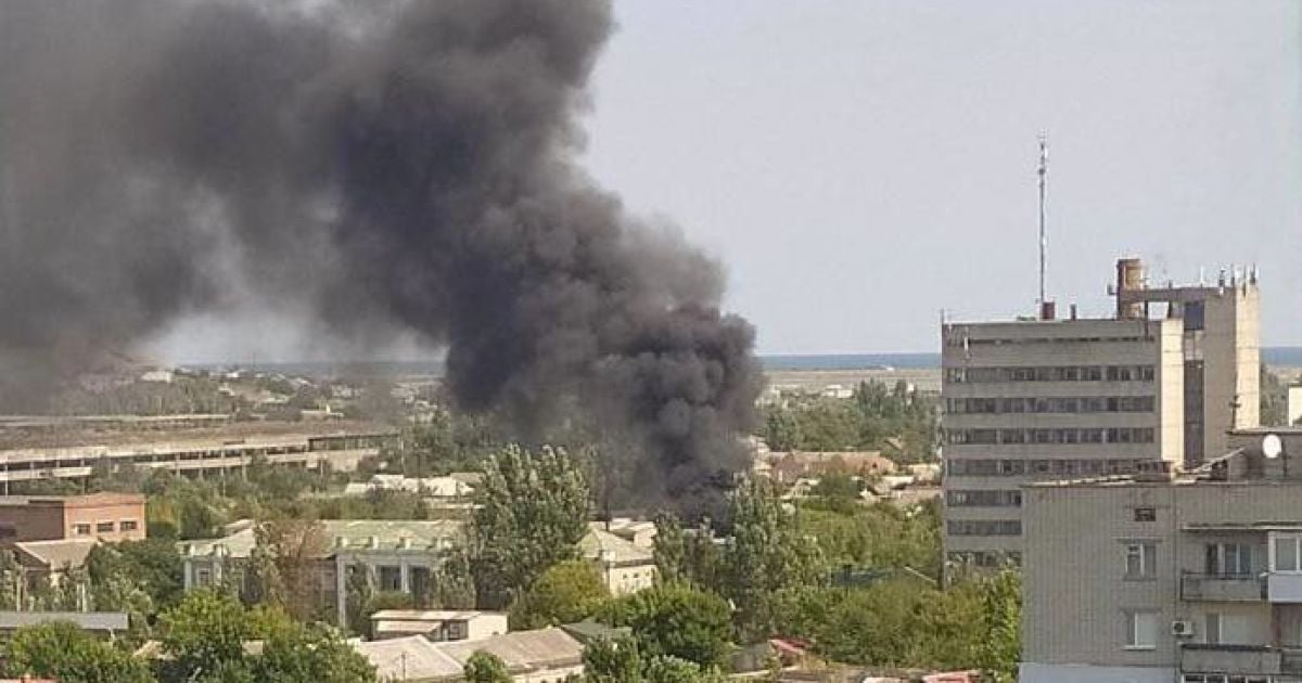 Бавовна у Бердянську 27 серпня 2023