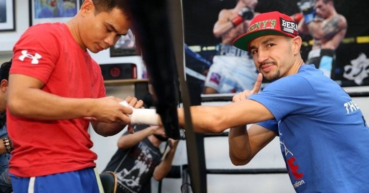 Віктор Постол готується до бою з Теренсом Кроуфордом. / © boxingscene.com