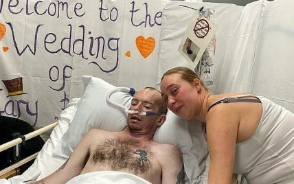 Тяжелобольной британец сыграл свадьбу с возлюбленной за несколько часов до смерти