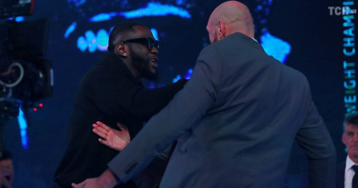 Уайлдер и Фьюри провели "горячую" пресс-конференцию, которая чуть не завершилась дракой